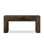 Abaso Console Table FURNITURE - console table Four Hands Ebony Rustic Wormwood Oak