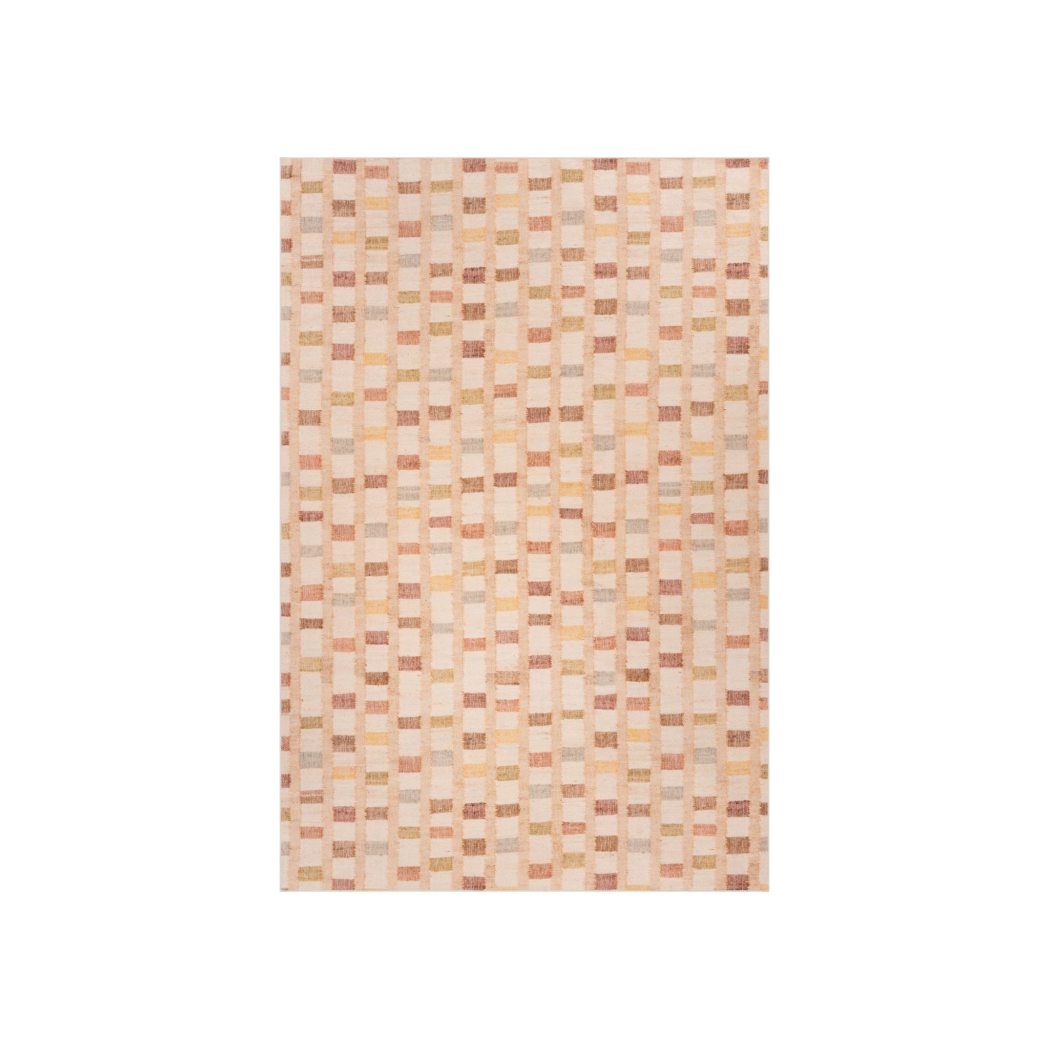 Mosiac Multi Machine Washable Rug, Multicolor 2' x 3'