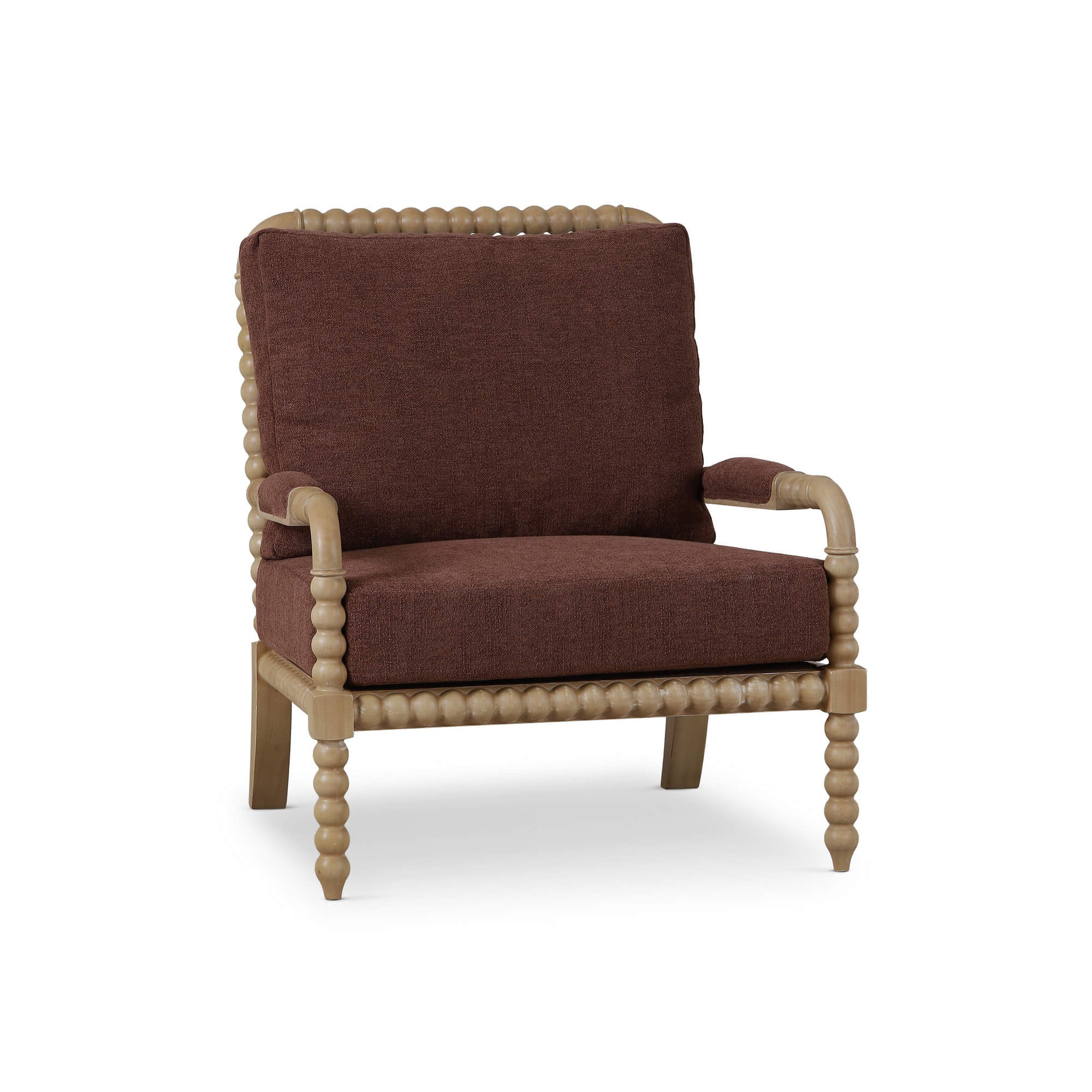 Charlotte Arm Chair FURNITURE - accent chair Bramble Mahogany