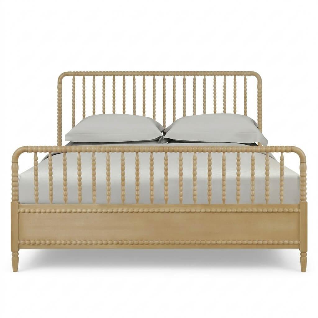 Charlotte Bed 13 - FURNITURE - bed Bramble King Natural
