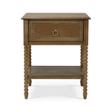 Cholet Bedside Table FURNITURE - nightstand Bramble One Drawer