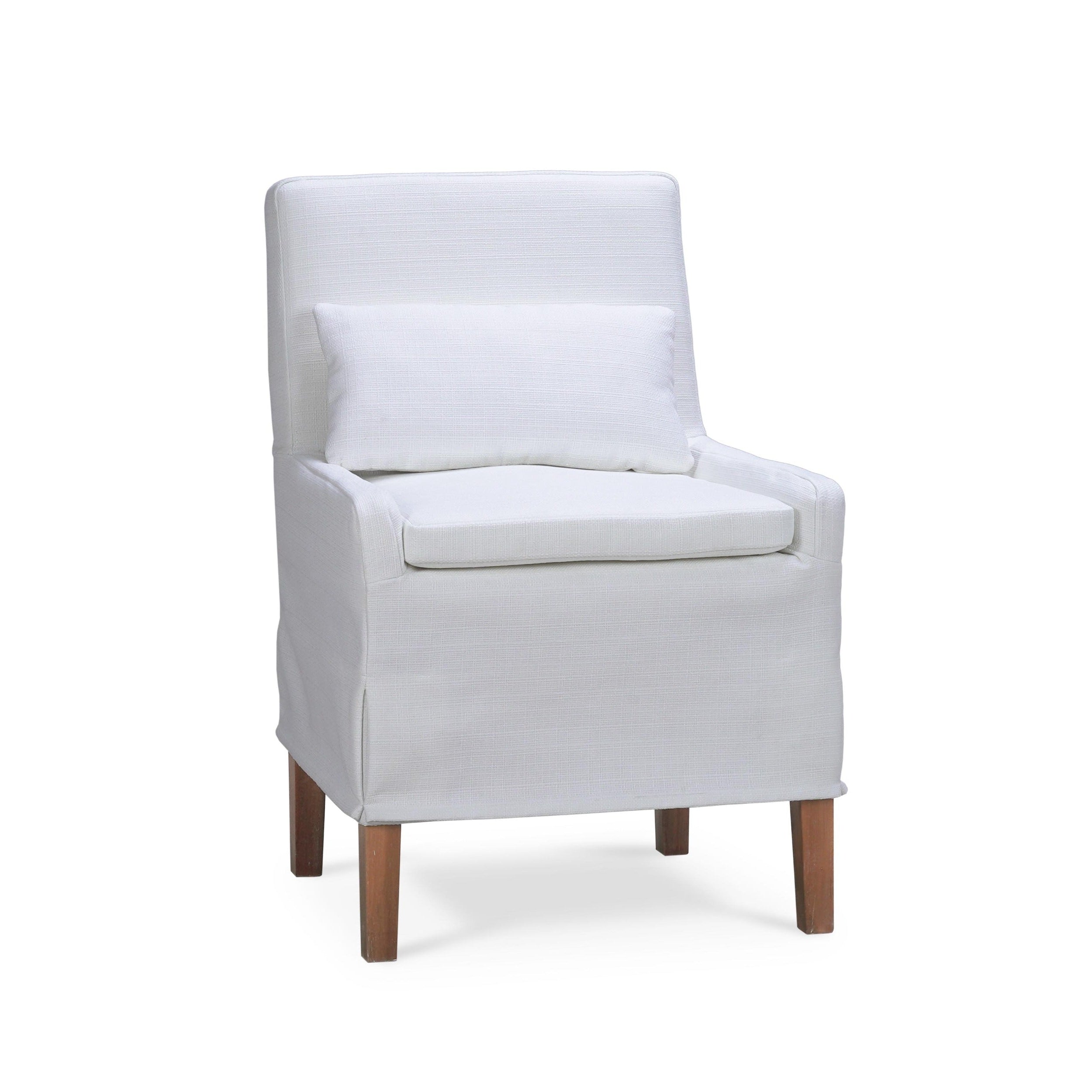 Bilboa Slipcovered Side Dining Chair