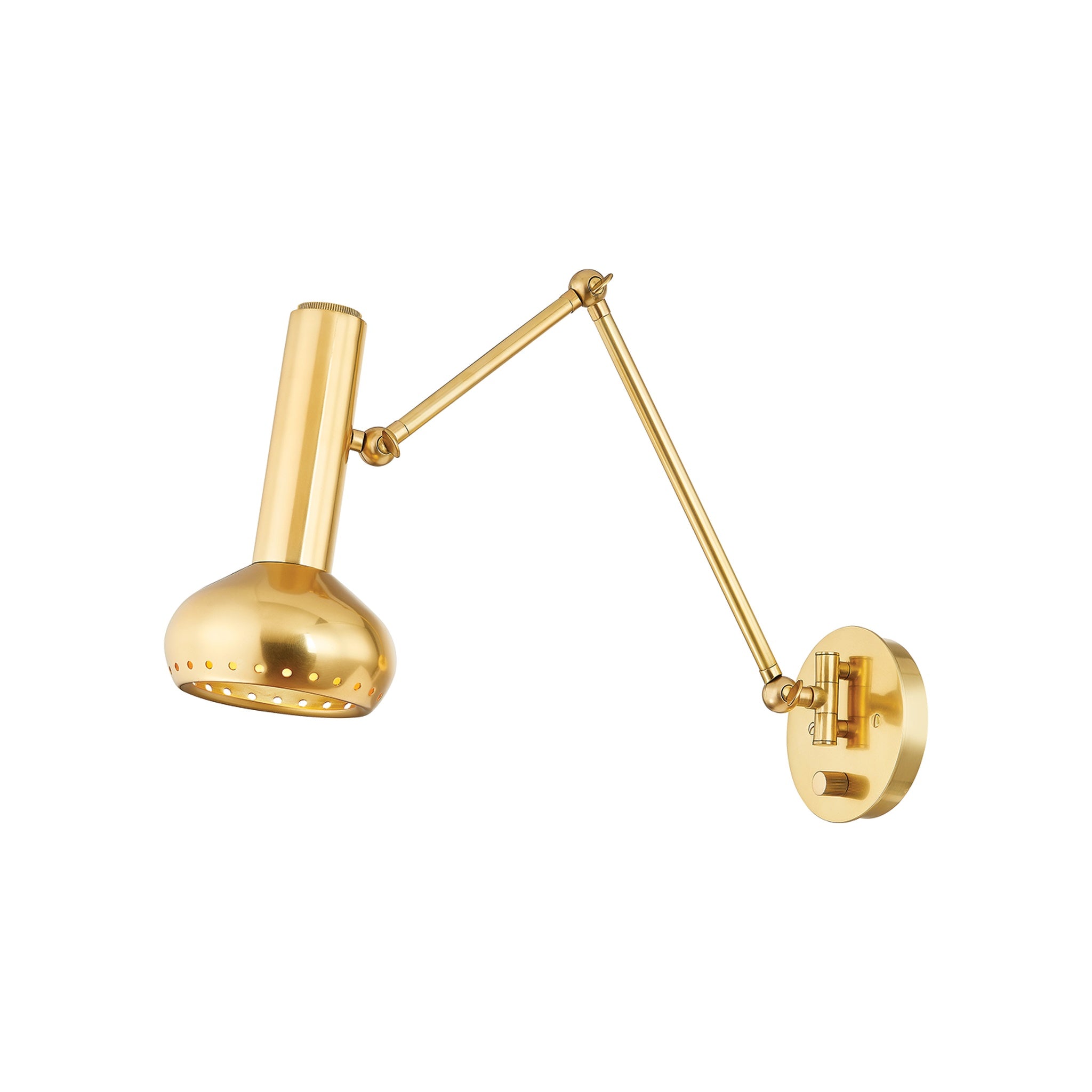 Roald Wall Sconce, Aged Brass