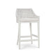 True White Rattan & Legs w/ Arctic White Seat Cushion