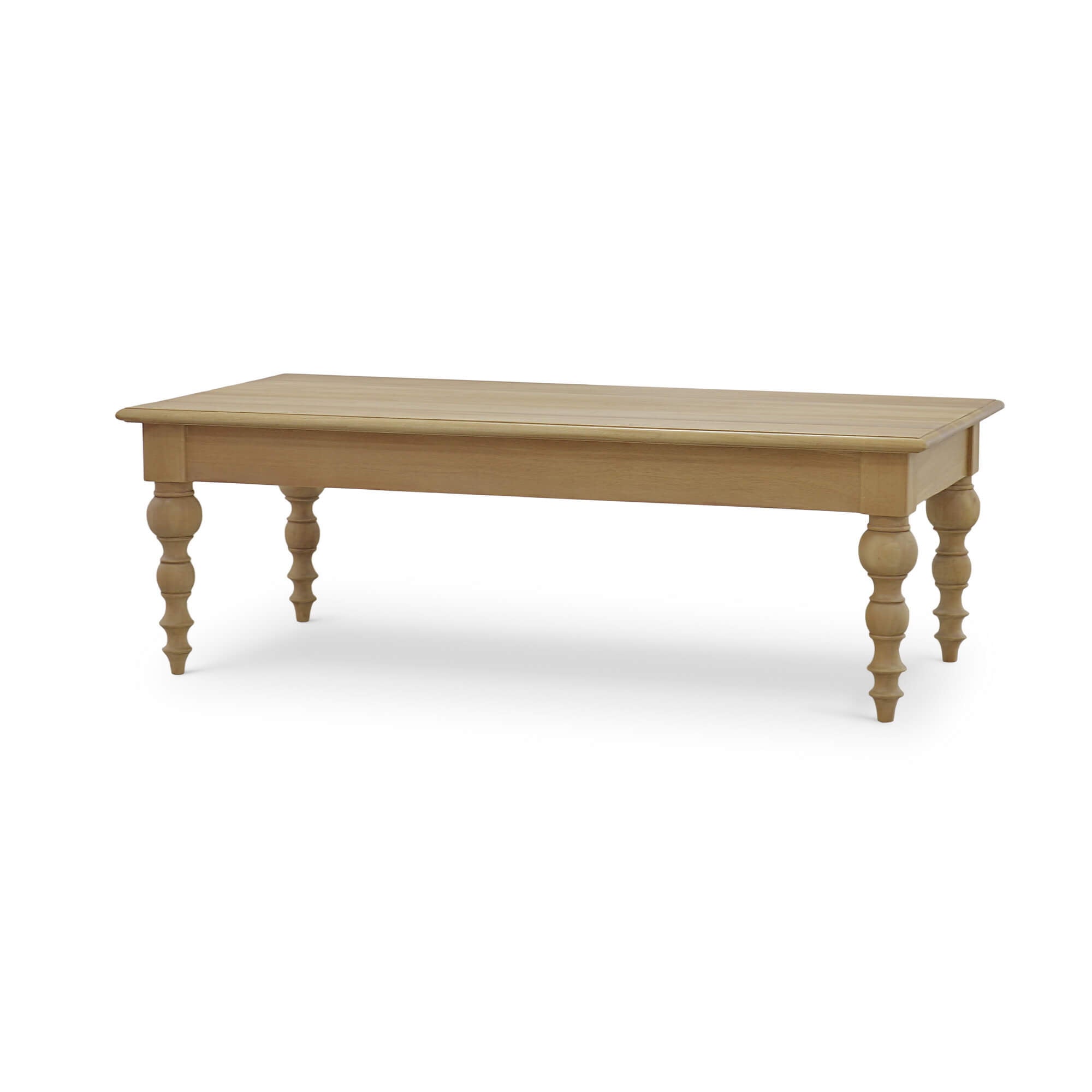 Madison Turned Leg Coffee Table – view 2