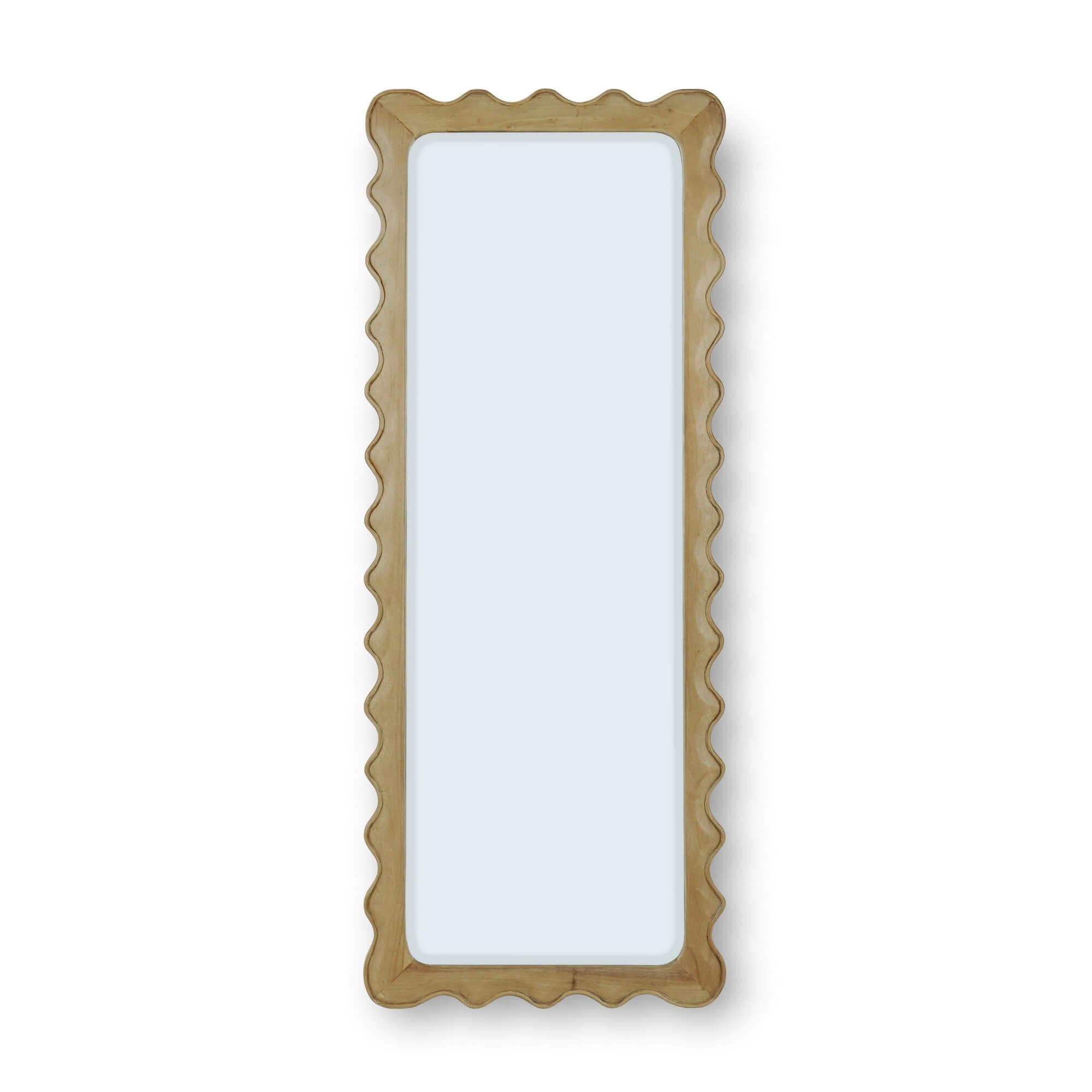 Chloe Rectangular Mirror In Fruitwood MIRROR - wall mirror Bramble