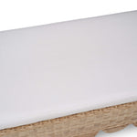 Newport Scalloped Bench FURNITURE - ottoman Bramble