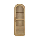 Vincent Single Door Display Cabinet FURNITURE - cabinet Bramble Fruit Wood
