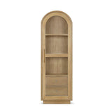 Vincent Single Door Display Cabinet FURNITURE - cabinet Bramble Fruit Wood