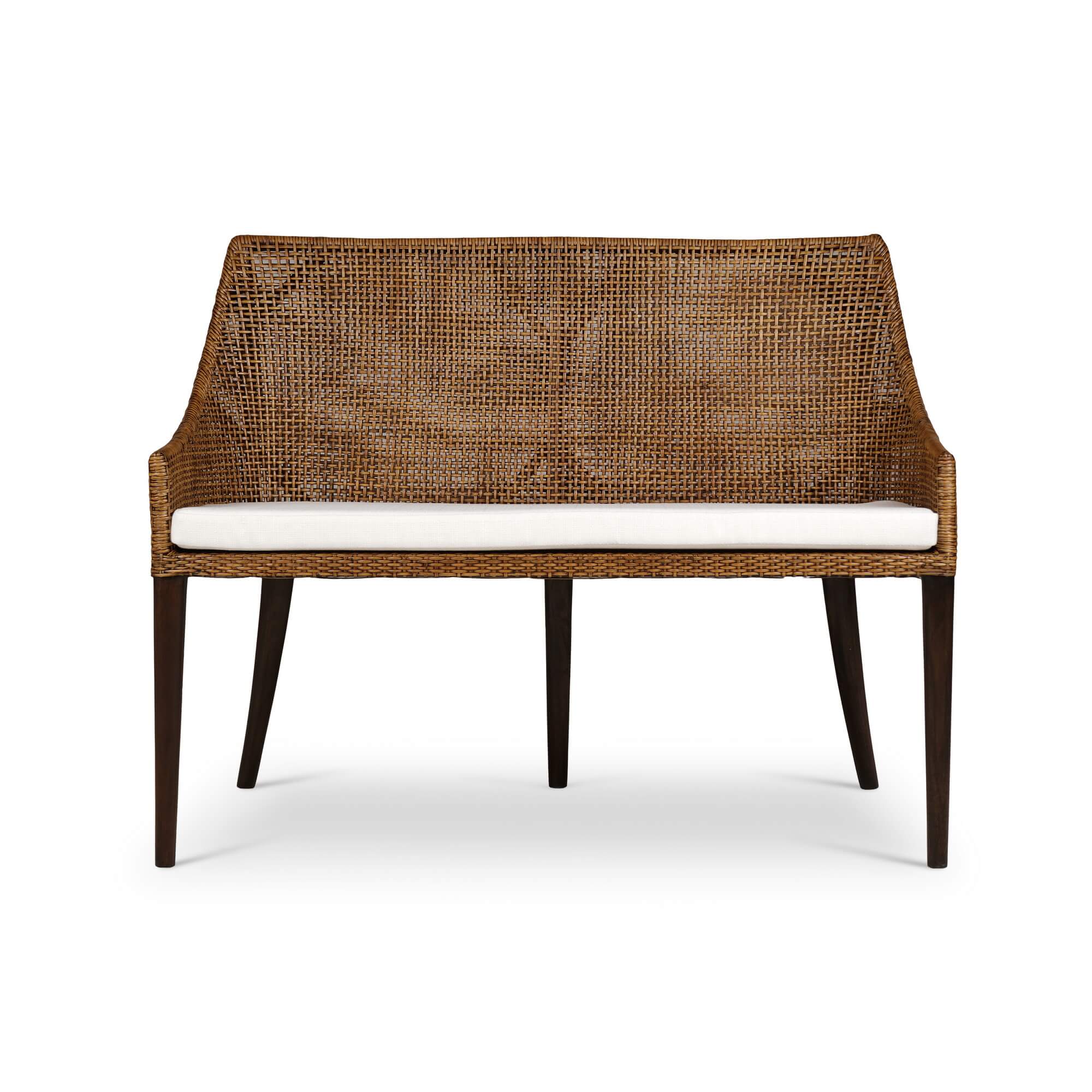 Sienna Rattan Loveseat FURNITURE - accent chair Bramble