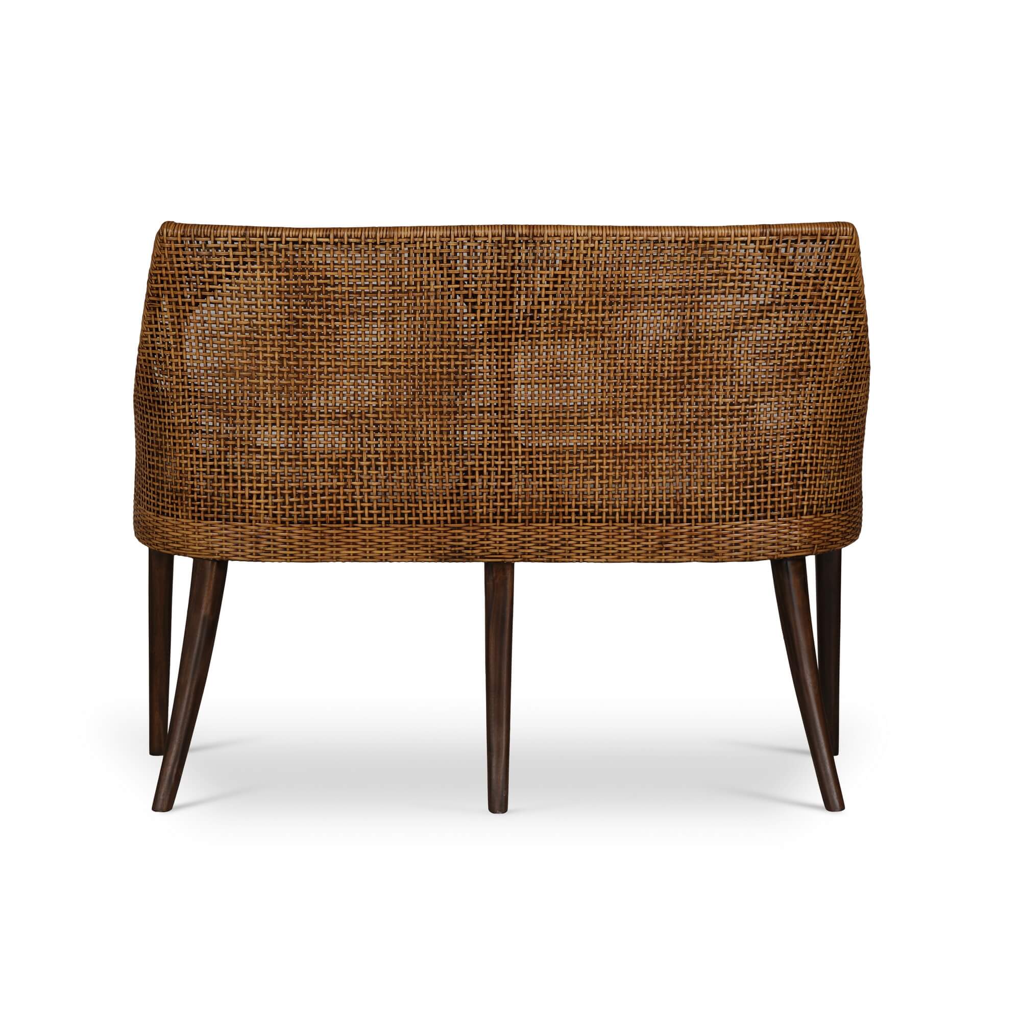 Sienna Rattan Loveseat FURNITURE - accent chair Bramble