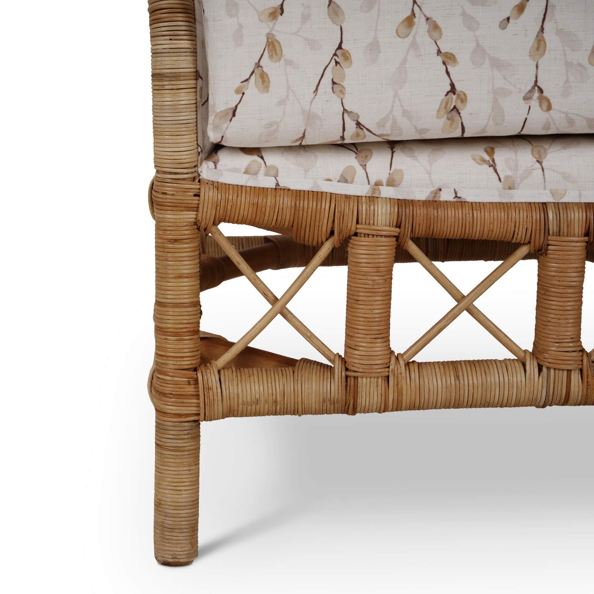 Rooney Rattan Chair FURNITURE - accent chair Bramble