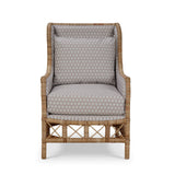Hattie Rattan Wing Chair FURNITURE - accent chair Bramble