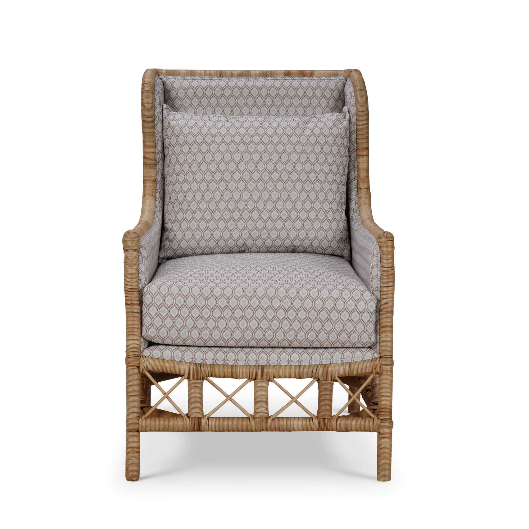 Hattie Rattan Wing Chair – view 2