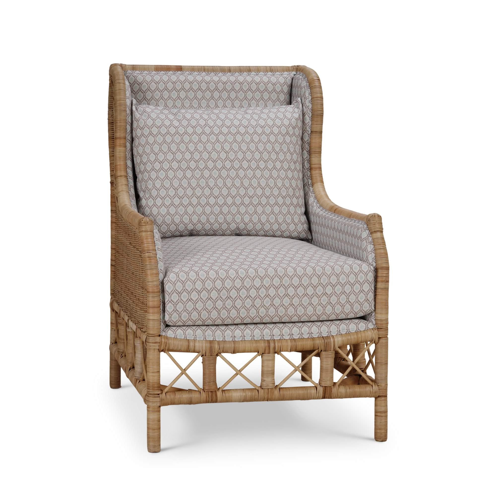 Hattie Rattan Wing Chair