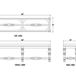 Elena Bench FURNITURE - bench Bramble