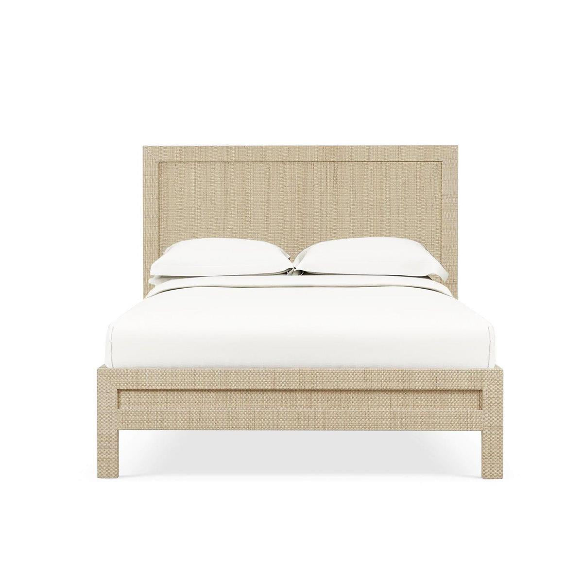 Kylie Rattan Bed FURNITURE - bed Bramble Queen