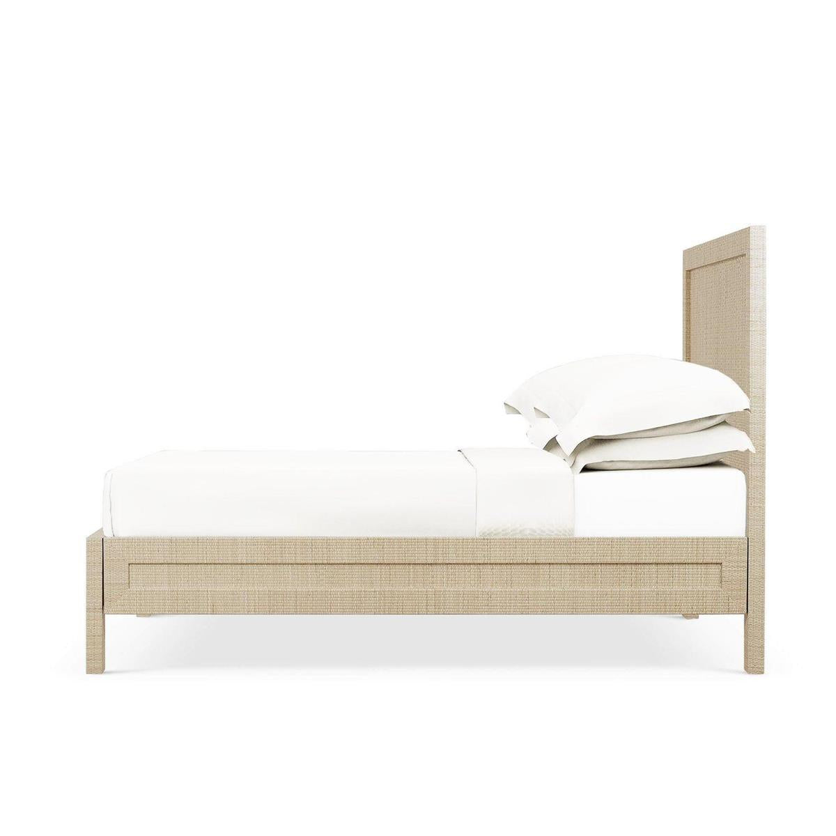 Kylie Rattan Bed FURNITURE - bed Bramble