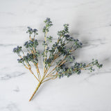 Faux Blue Seed Eucalyptus Bush - Rug & Weave