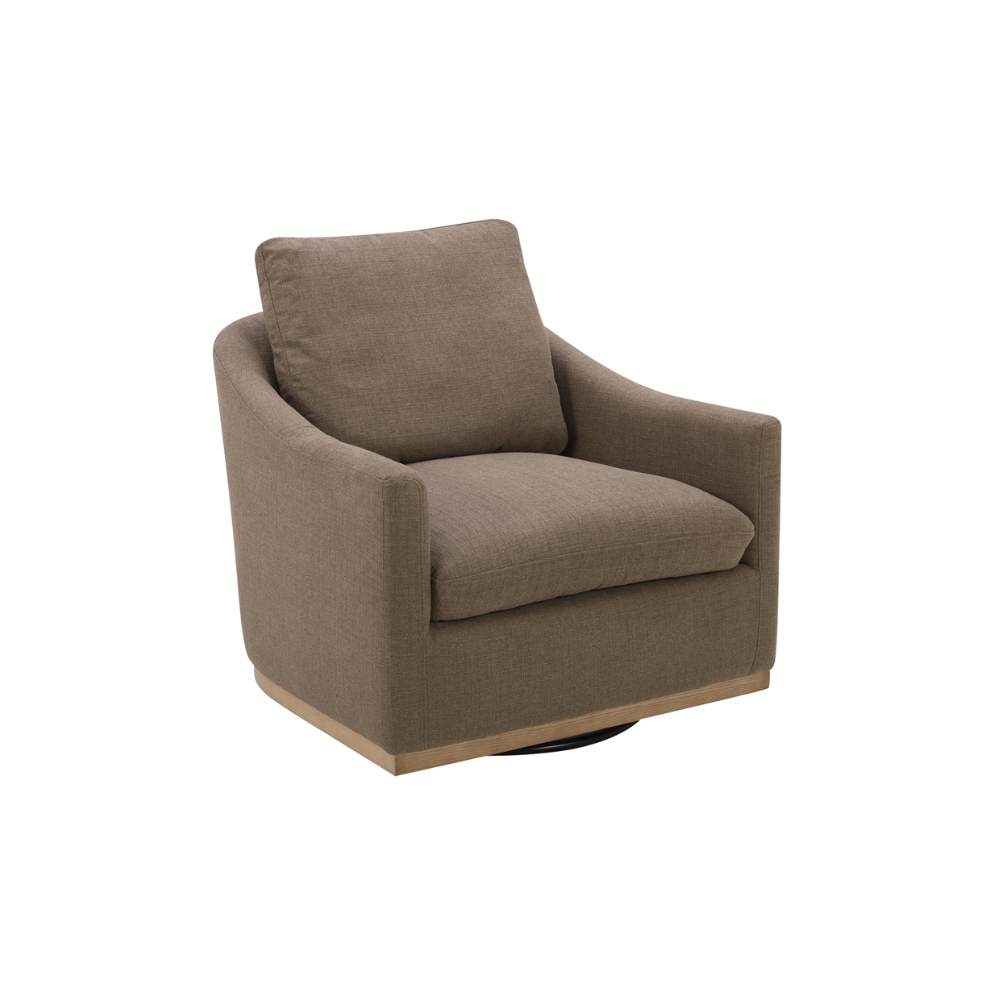 Lennyn Swivel Chair 0- FURNITURE - chair Moe's Furniture Soft Taupe