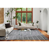 Xavier Black Lines Rug