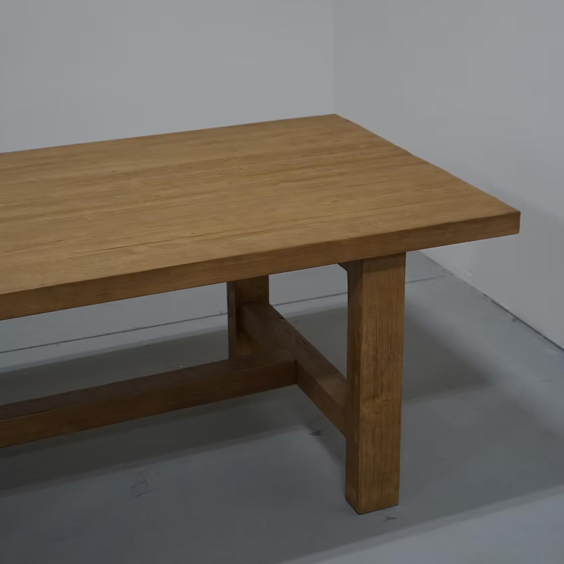 Lawrence Reclaimed Wood Rectangular Dining Table – view 2