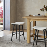 Union Saddle Counter Stool FURNITURE - bar/counter stool Four Hands