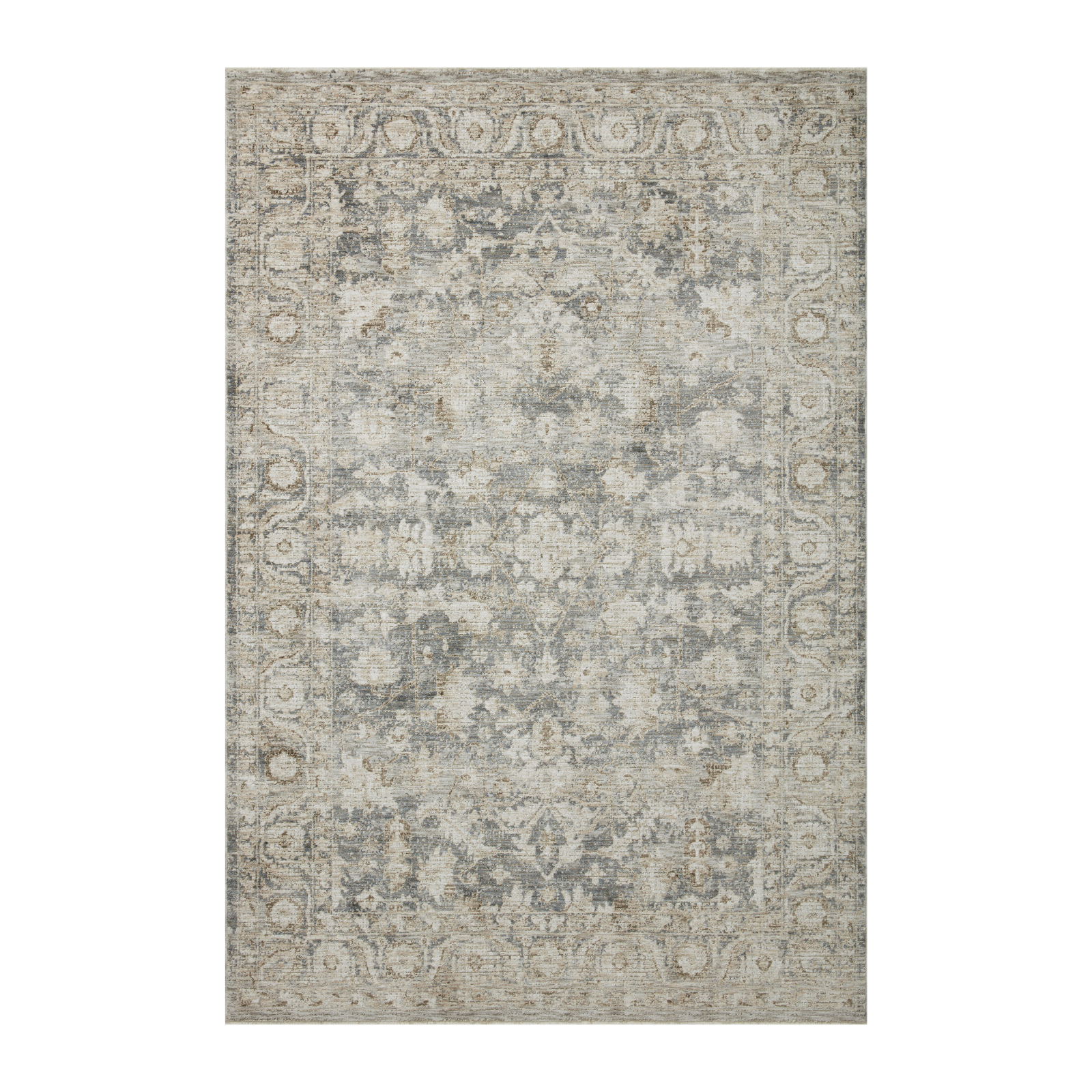 Loloi Honora Slate / Beige Rug - 7'10" x 10', FLOOR MODEL