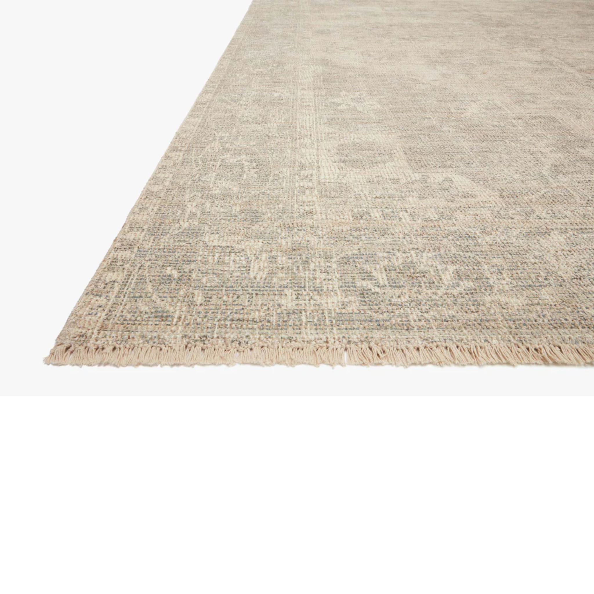 Loloi Priya Ivory / Grey Rug 0-RUGS-patterned Loloi