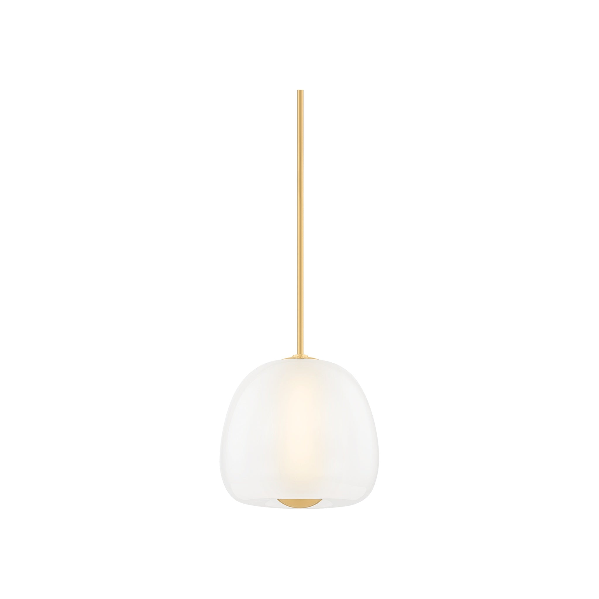 Scranton Pendant, Aged Brass Small