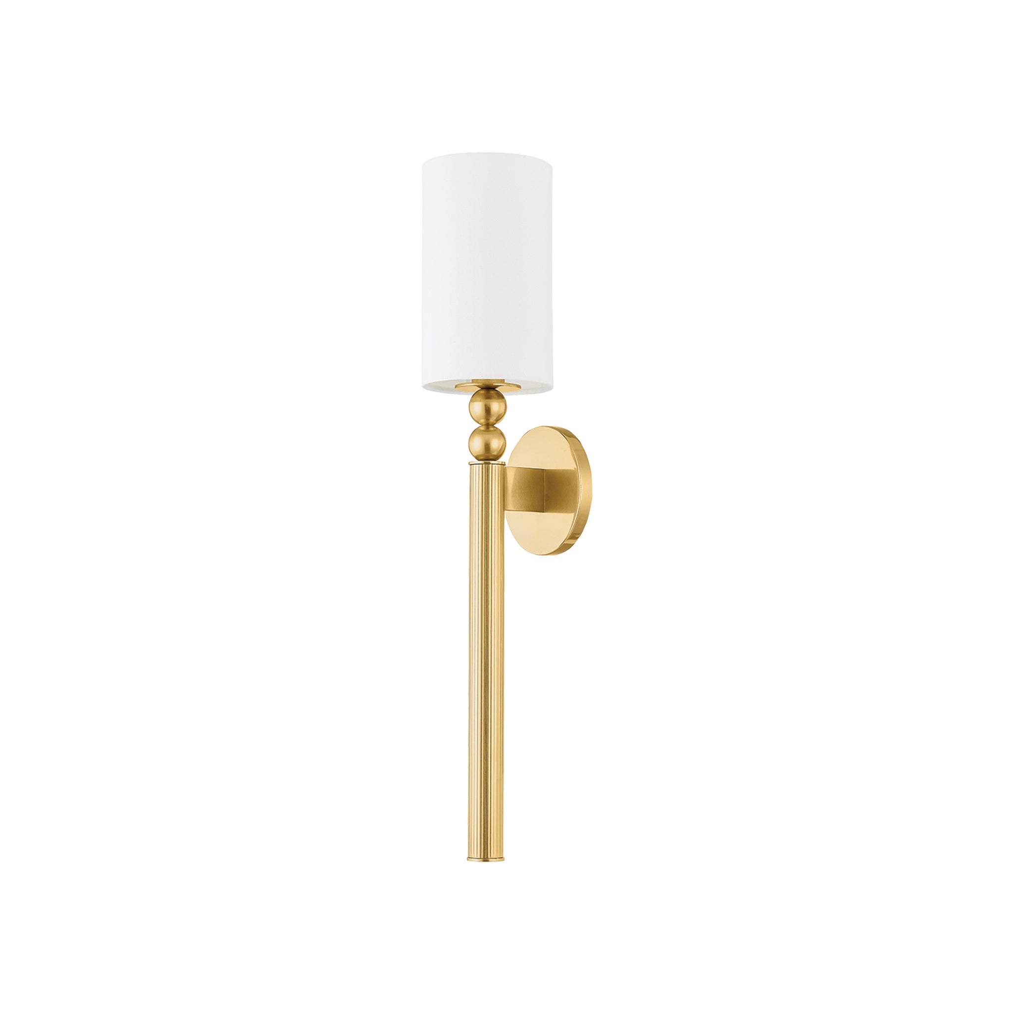 Lakeport Wall Sconce, Aged Brass