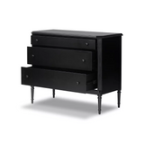 FLOOR MODEL - Lennon 3 Drawer Dresser - Black Iron