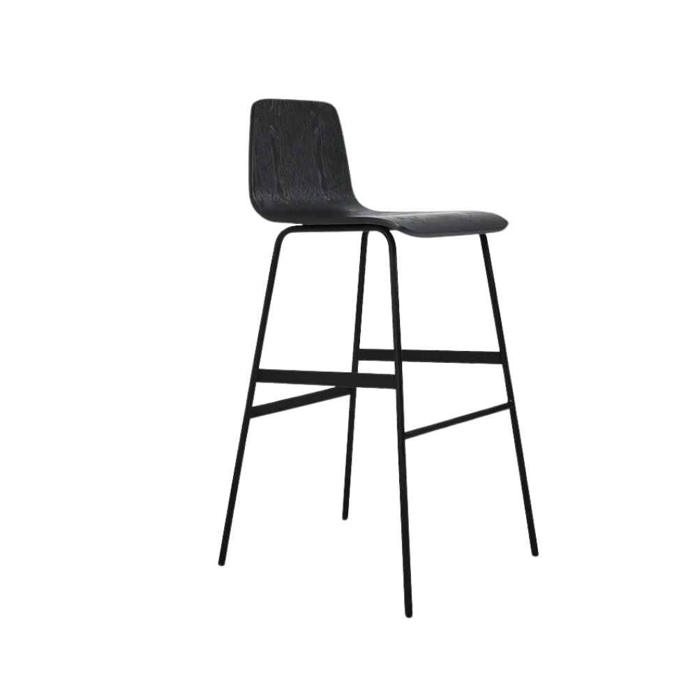 Gus* Modern Lecture Bar Stool Wood