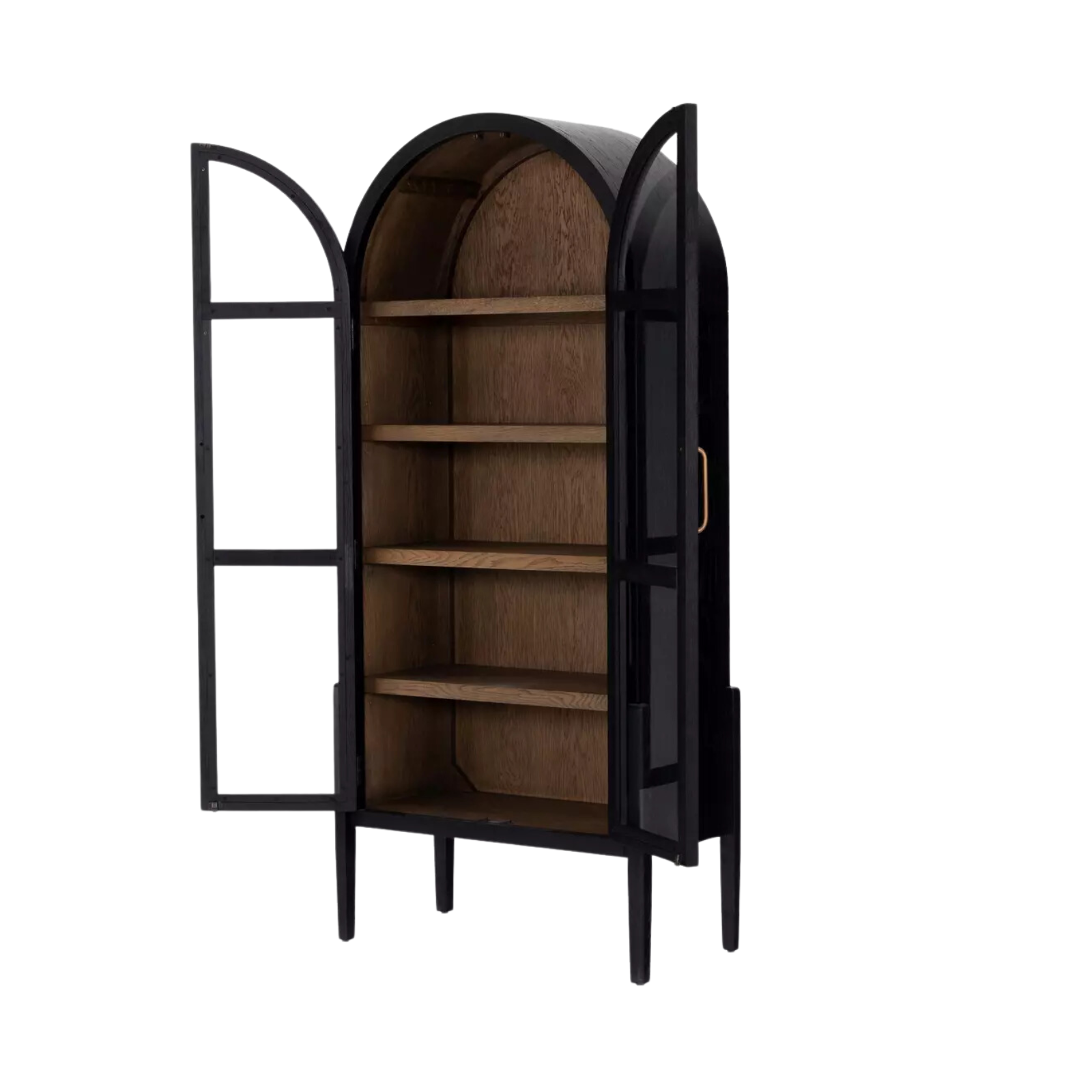 Tulia Cabinet - Matte Black - Rug & Weave