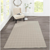 Marlby Windowpane Grey Rug