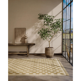 Willa Beige Checkerboard Rug