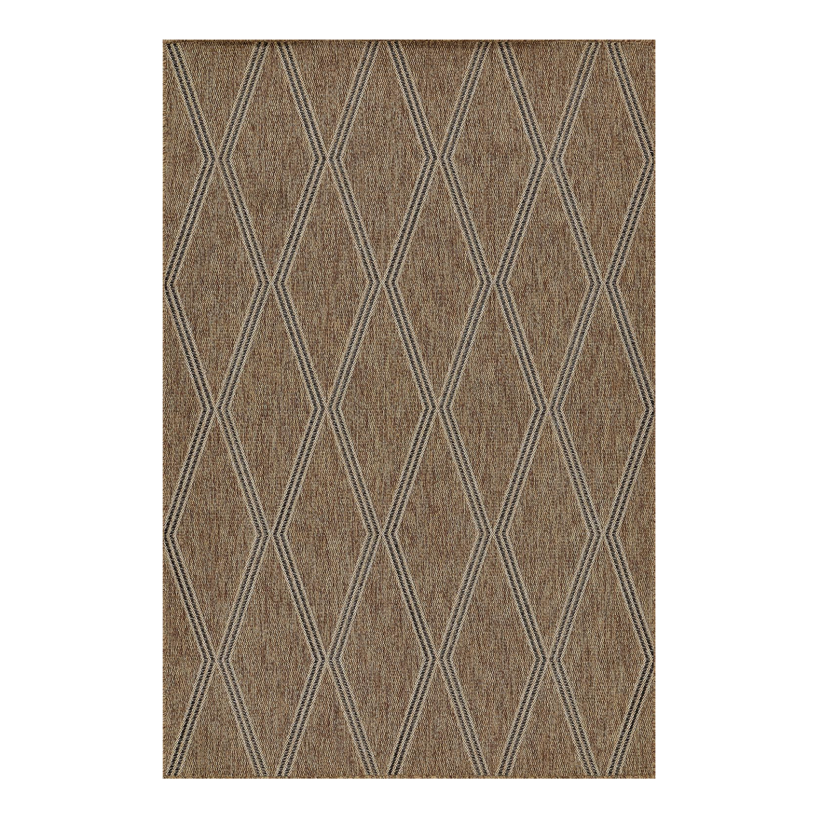 Harbor Natural Diamond Outdoor Rug 5-Rugs - indoor/outdoor Momeni
