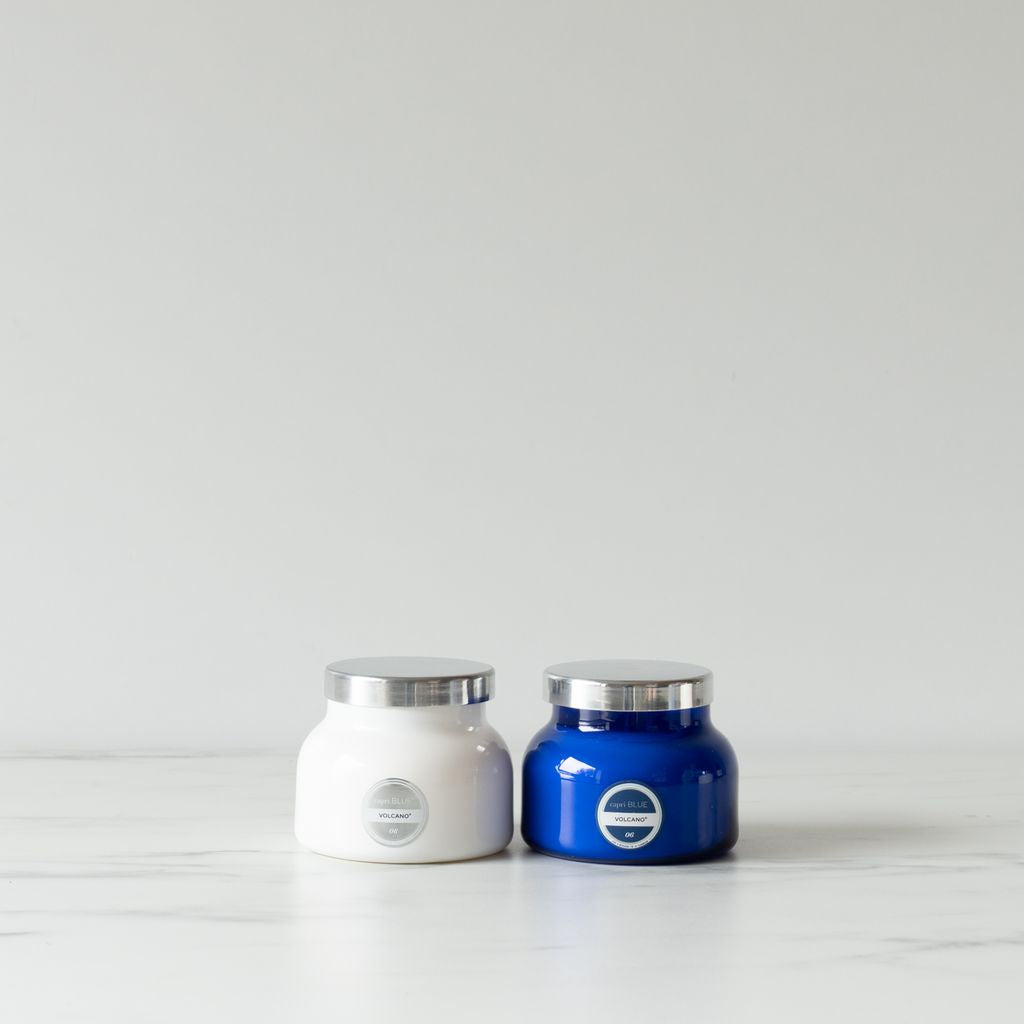 Signature Volcano White Petite Jar Candle by Capri Blue - Rug & Weave