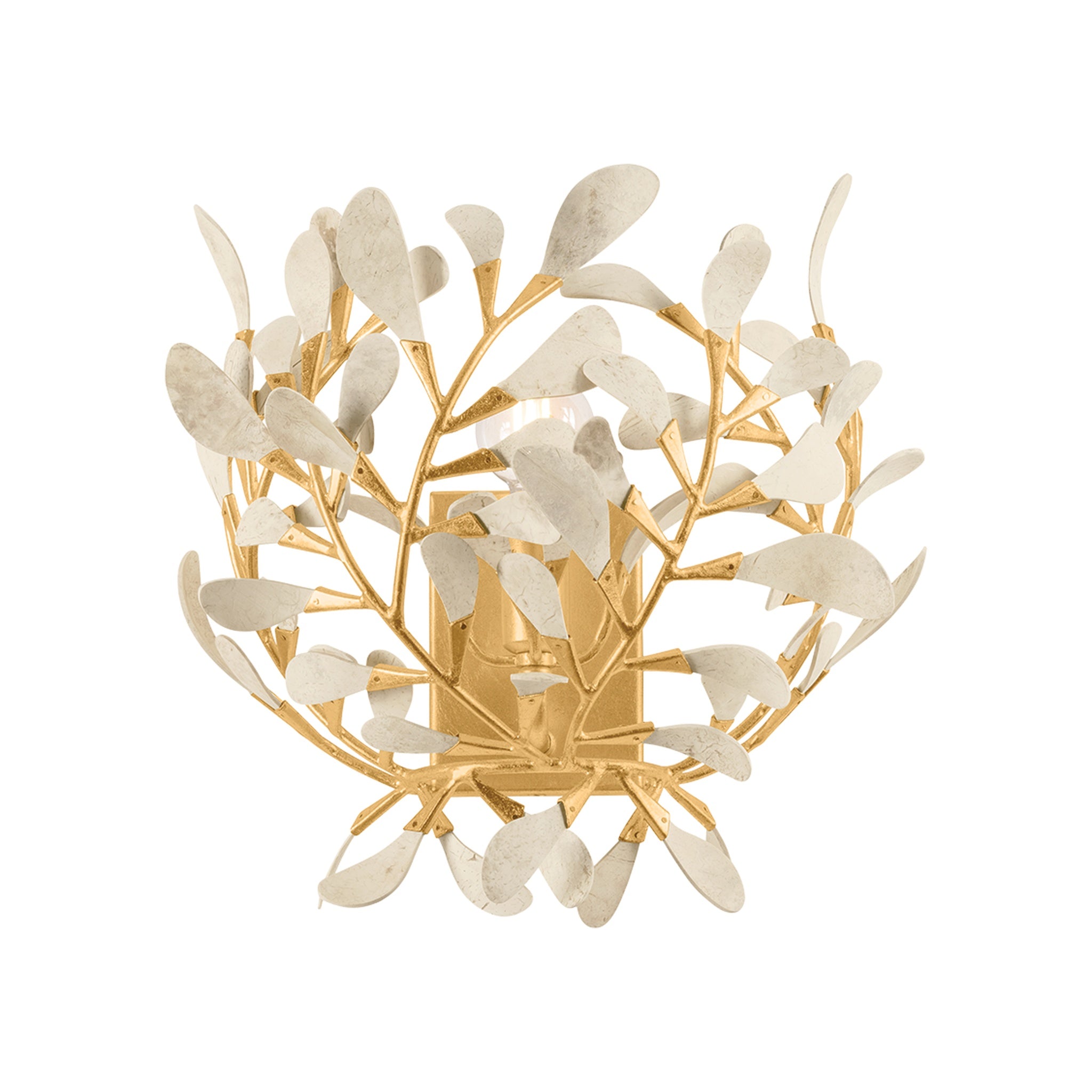 Maybrook Wall Sconce, Vintage Gold Leaf