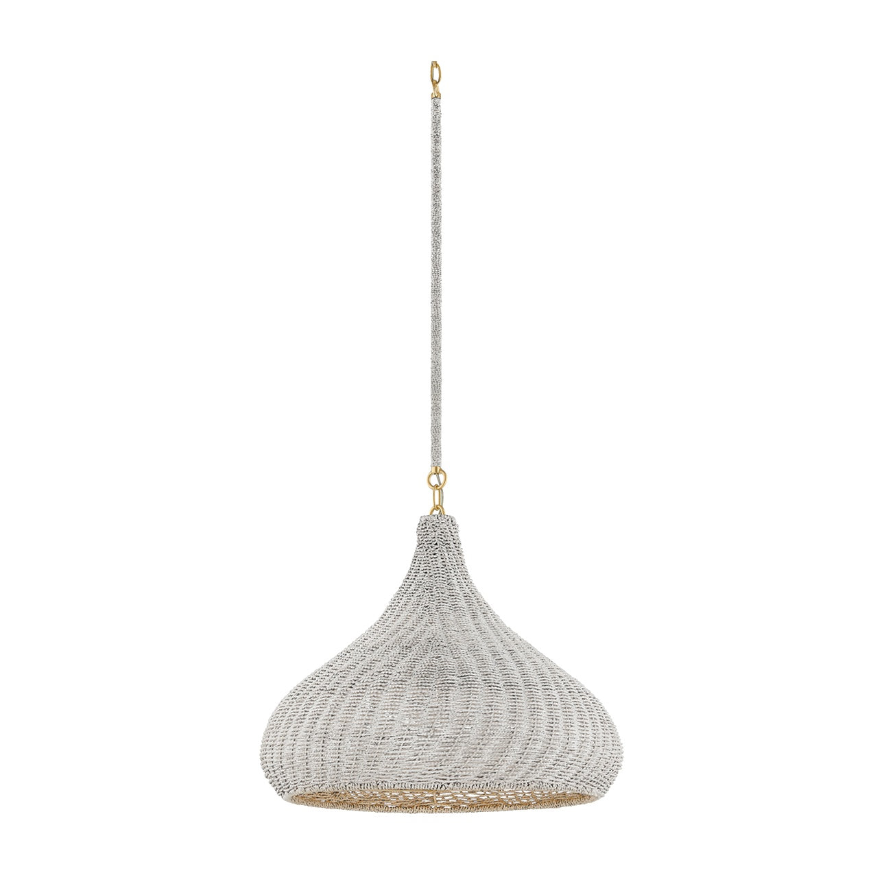 Hampstead Pendant, Aged Brass Small