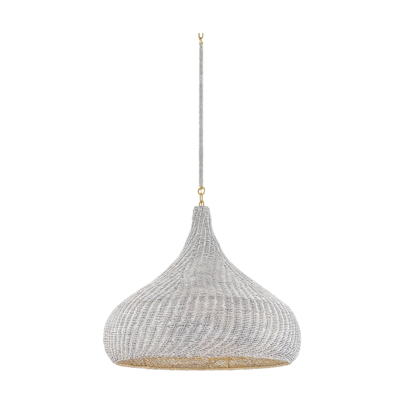 Hampstead Pendant, Aged Brass Medium
