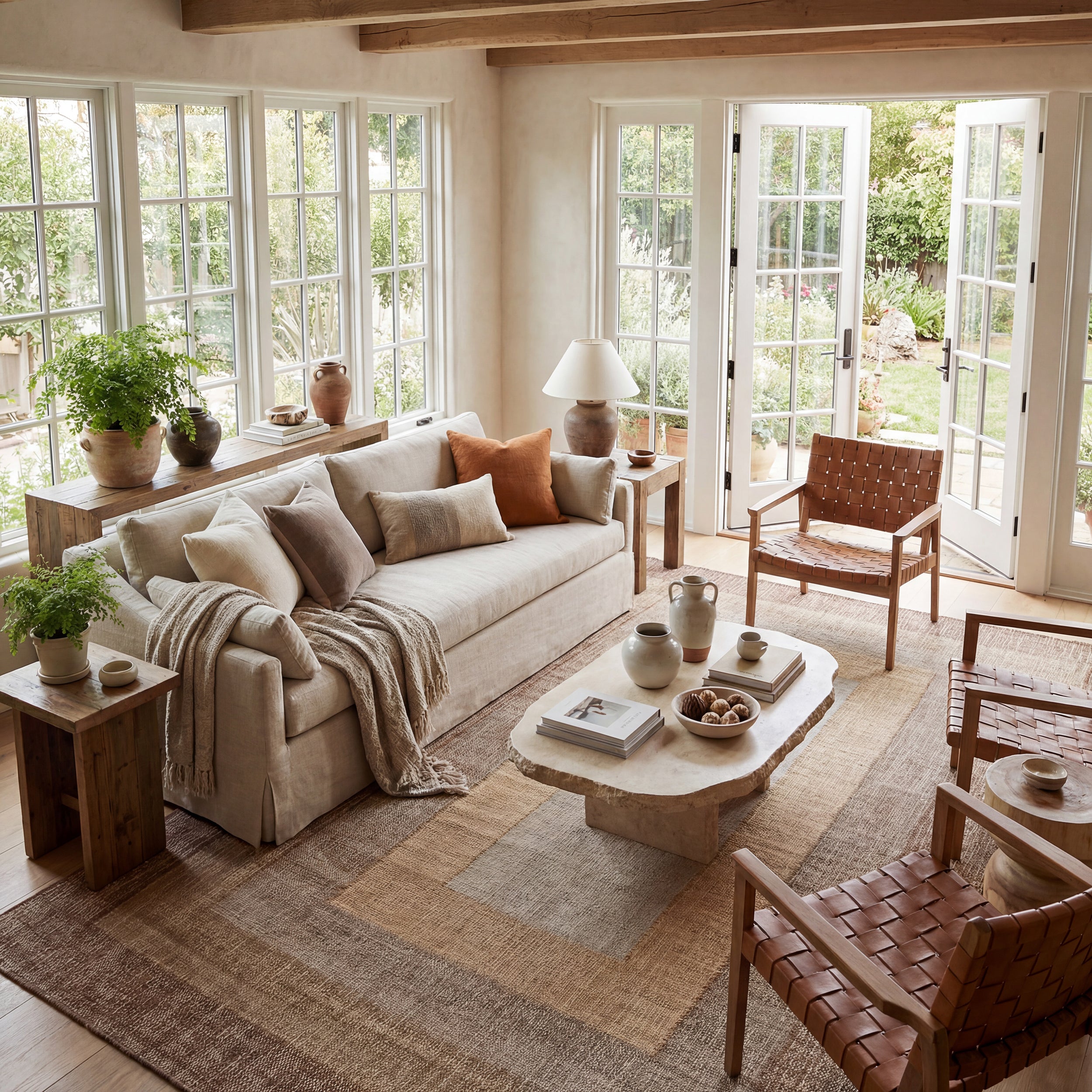 Tavira Modern Bordered Indoor Rug