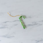 Glass Candy Cane Ornament - Rug & Weave