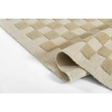 Willa Beige Checkerboard Rug