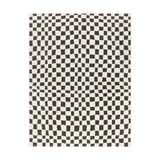 Floyd Black Checkered Rug