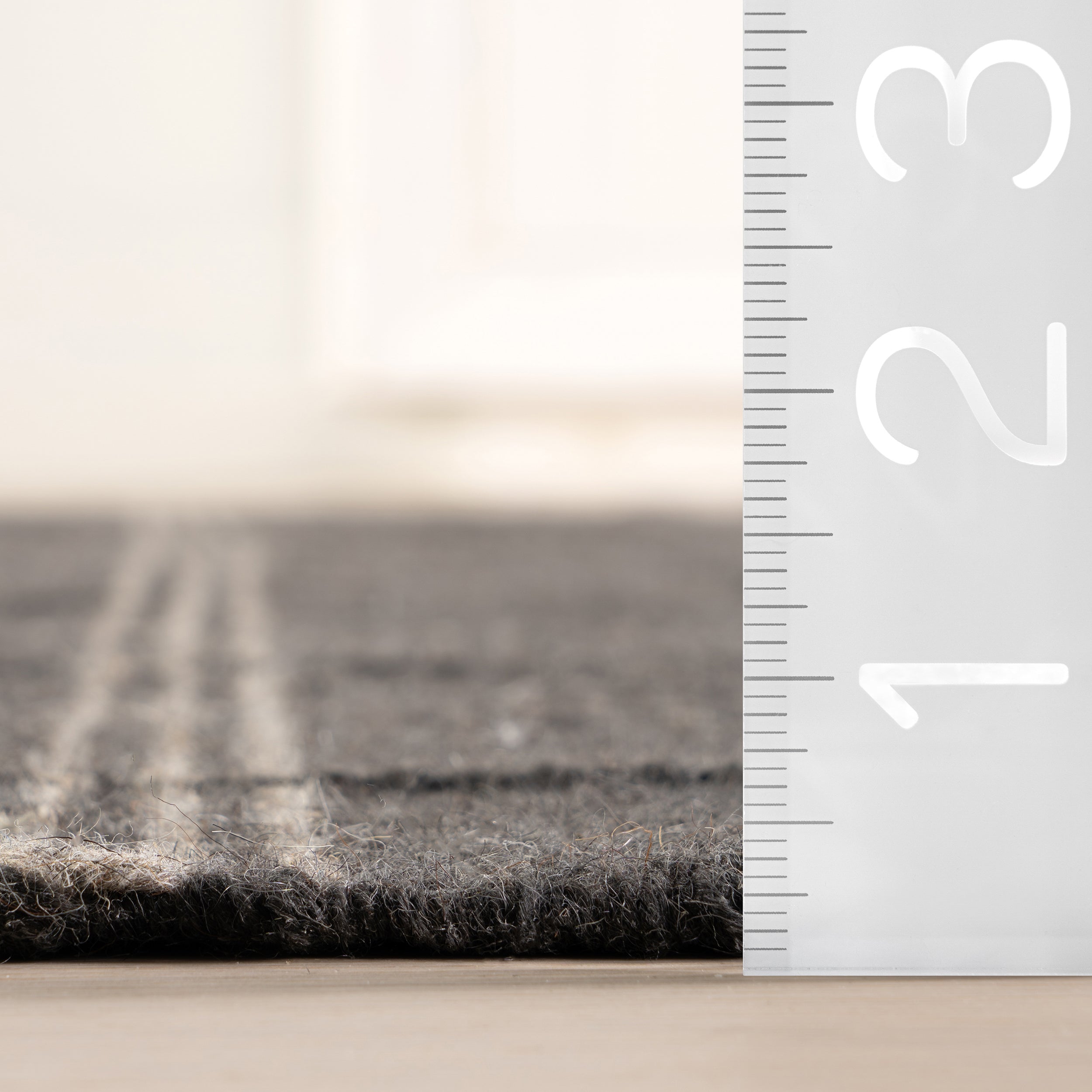 Nate Berkus Downing Plaid Wool Cozy Area Rug RUGS - wool Dash & Albert