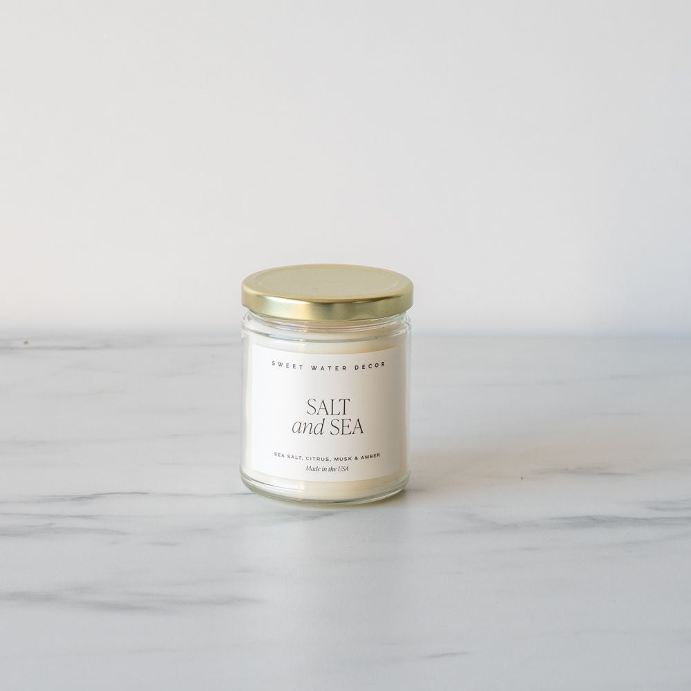 Salt & Sea Soy Candle - Rug & Weave