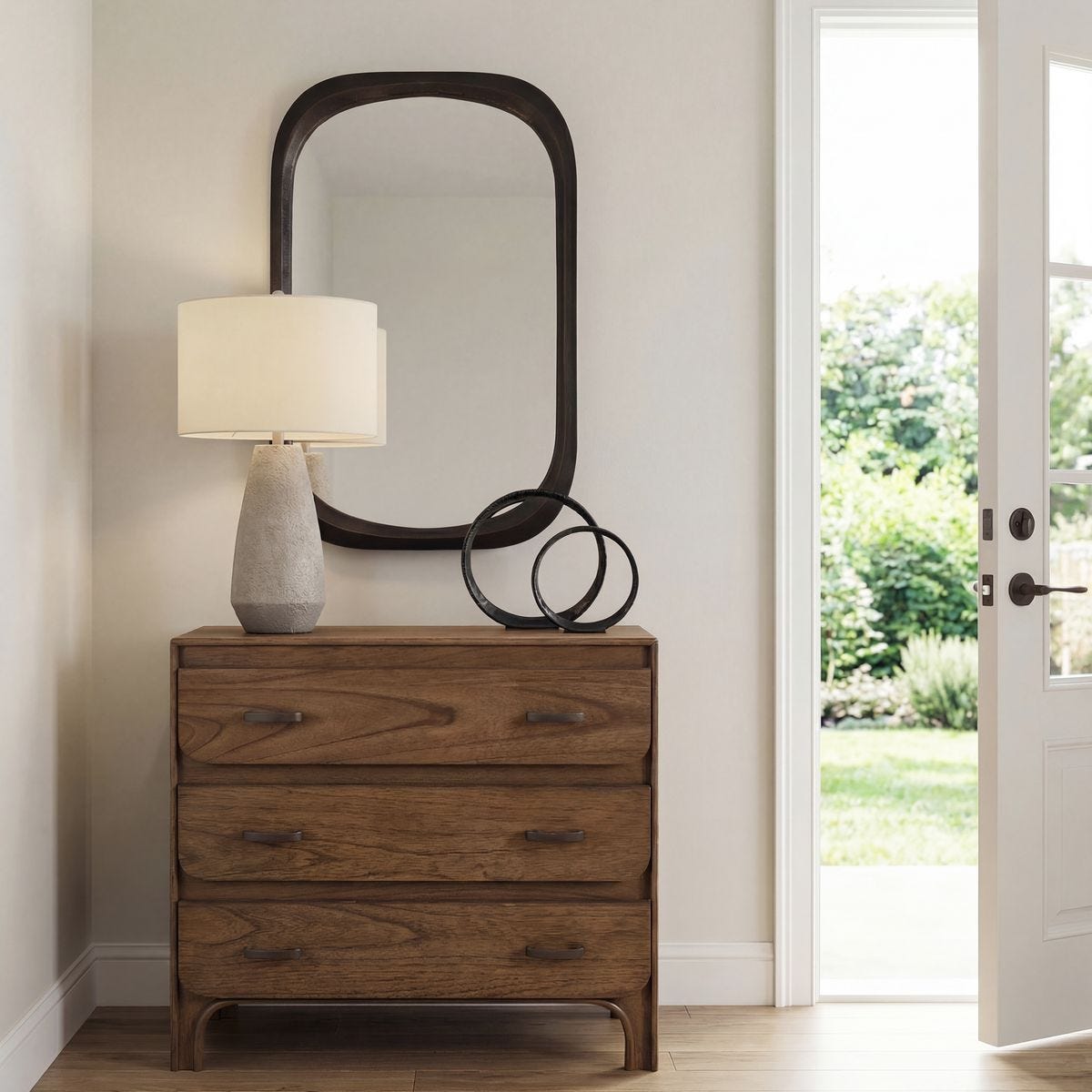 McKaan 3 Drawer Chest FURNITURE - Cabinet Uttermost