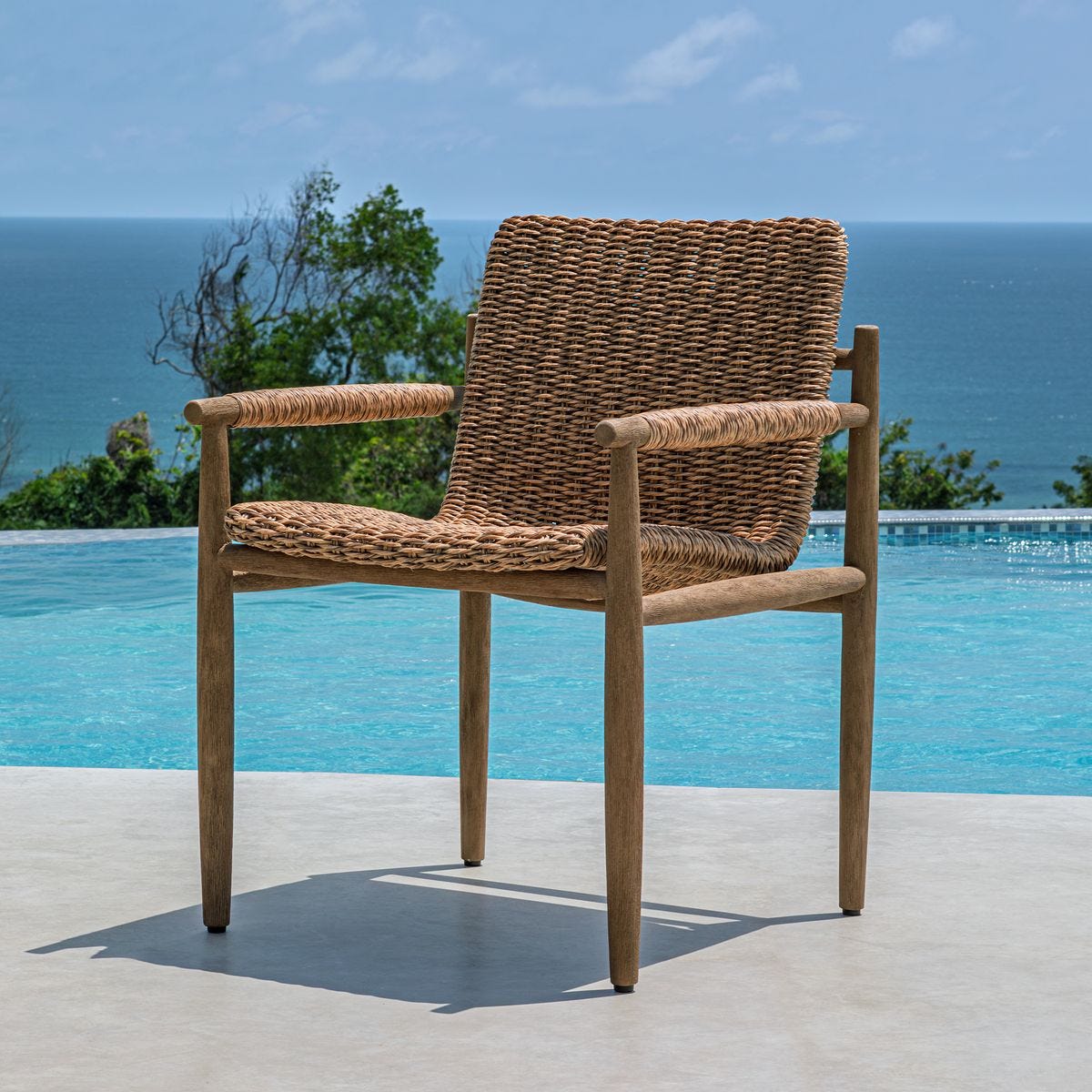 Suma Outdoor Dining Chair FURNITURE - outdoor dining chair Uttermost
