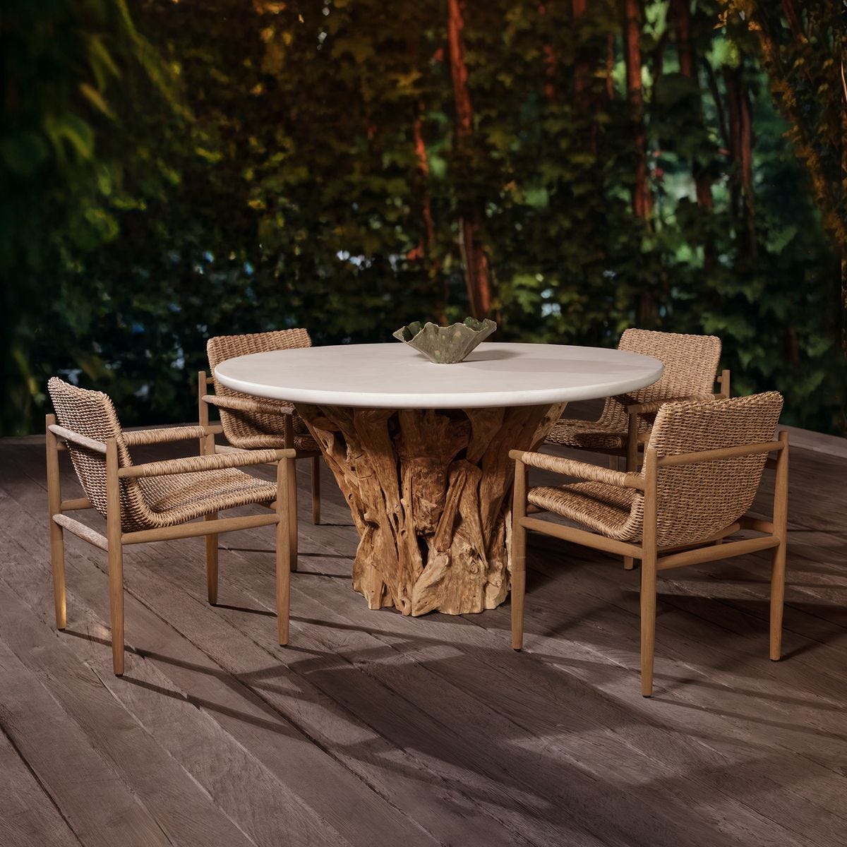 Suma Outdoor Dining Chair FURNITURE - outdoor dining chair Uttermost